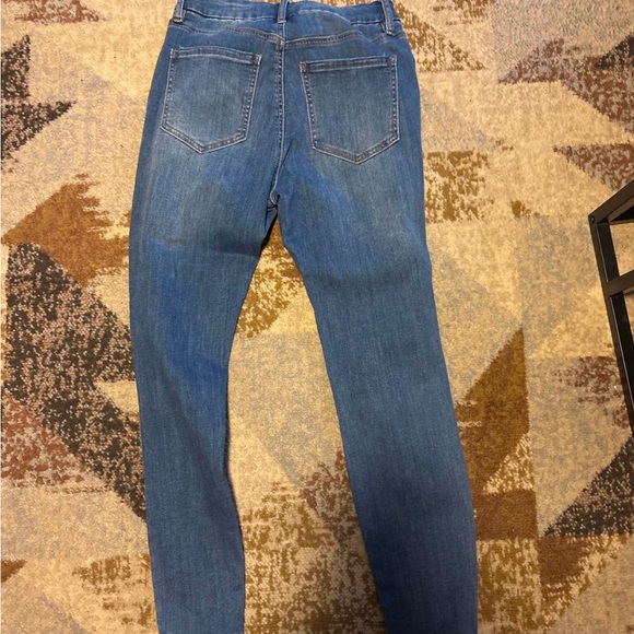 Rue21 High Rise Distressed Blue Jeans - Picture 2 of 2